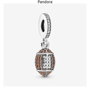 Authentic Pandora American Football Dangle Charm